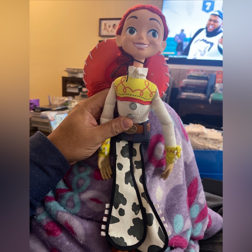 Unique Collectors Item Jessie Toy Story Mispaint Authentic Disney Store Error.